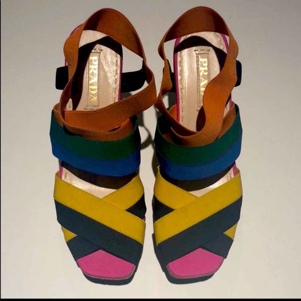 Prada wedges